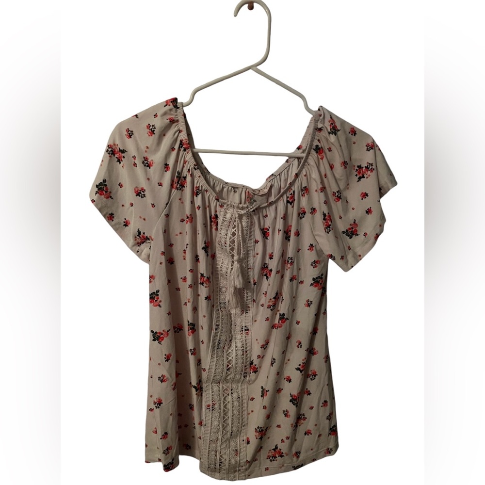 Bobbie Brooks Floral Blouse Size Small